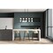 Z-Lite Artemis Linear Chandelier, 10-Light, 5 In.W x 40 In.L x 12.75 In.H, Matte Black/Matte Opal 494-10L-MB - alternate 4